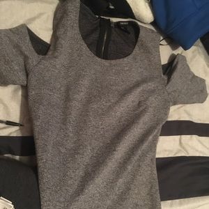 Open back / off shoulder dress